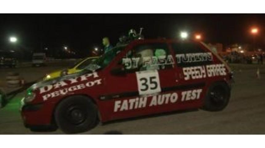 1. Mahalli Drag Yarışları Nefes Kesti