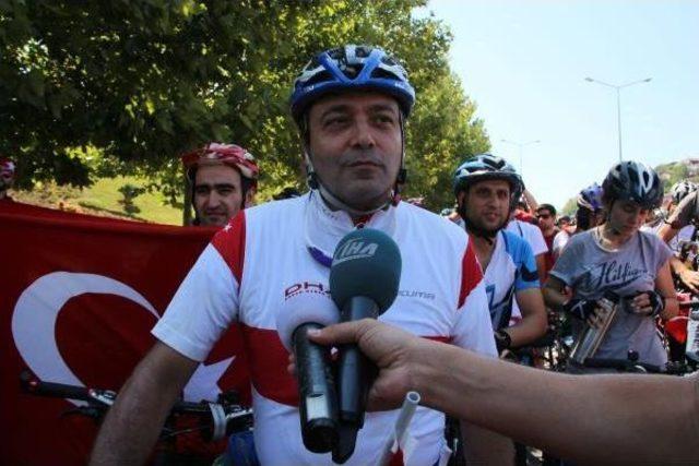 Zafer Bayramı Için Pedal Çevirdiler