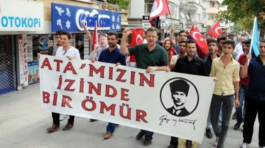 Gaziantep&rsquo;Te Ter&ouml;re Karşı Birlik Y&uuml;r&uuml;y&uuml;ş&uuml;