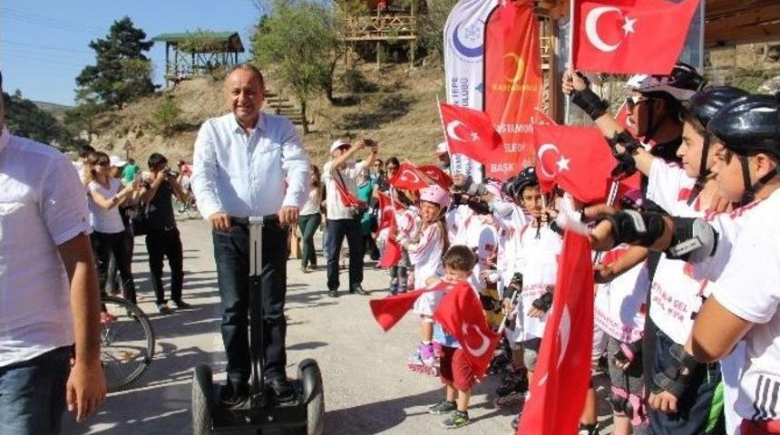 Kastamonu&rsquo;da Bisiklet Yaz Şenliği Yapıldı