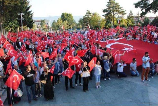 Bolu'da Terör Protestosu