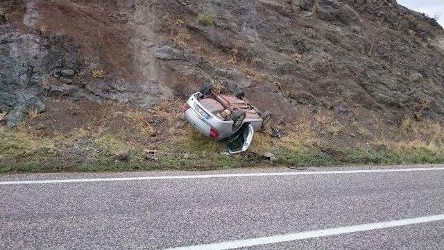 Adıyaman’da Otomobil Takla Attı: 3 Yaralı