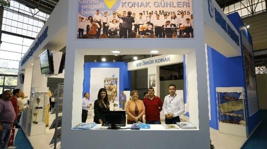 Konak Belediyesi&rsquo;nin İef&rsquo;deki Standında Her G&uuml;n Etkinlik