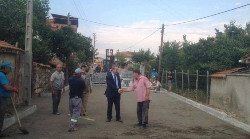 Mahalle Muhtarından Başkan Şahiner&rsquo;e Yol Teşekk&uuml;r&uuml;