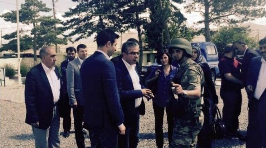 Milletvekili U&ccedil;um&rsquo;dan Saldırıya Uğrayan Karakola Ziyaret