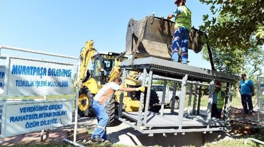 G&uuml;zeloluk&rsquo;a Yeraltı Konteyneri