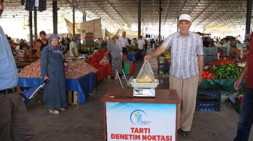 Semt Pazarlarına Tartı Kuruldu