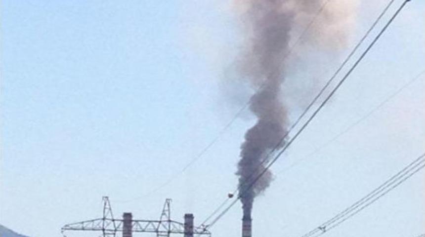 Yatağan'ı Kara Duman Kapladı