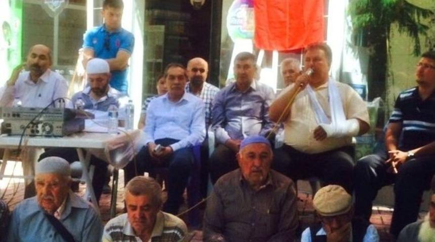 G&ouml;lbaşı İl&ccedil;esinde İlk Hacı Kafilesi Dualarla Uğurlandı