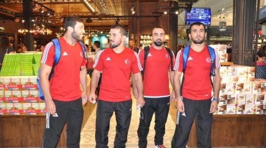 Grekoromen G&uuml;reş Milli Takımı D&uuml;nya Şampiyonası I&ccedil;in Abd'ye Gitti