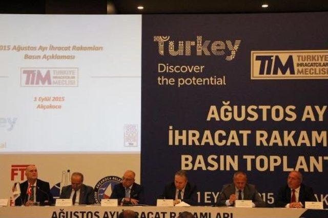 Ağustos Ayında 10 Milyar 482 Milyon Dolarlık Ihracat Gerçekleşti