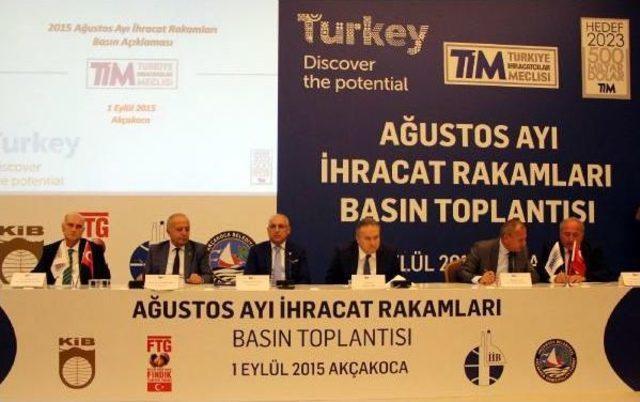 Ağustos Ayında 10 Milyar 482 Milyon Dolarlık Ihracat Gerçekleşti