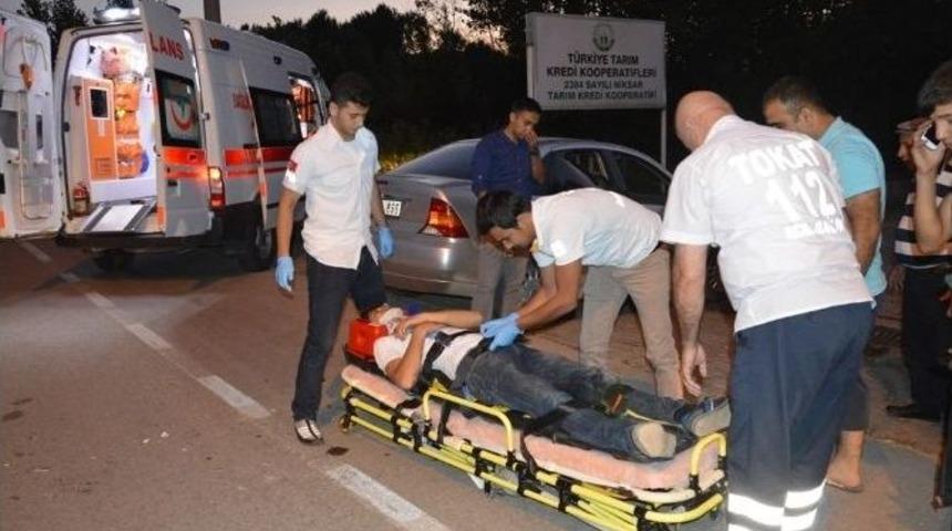 Niksar&rsquo;da Kaza: 1 Yaralı