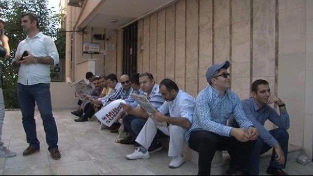 Mecidiyek&ouml;y de "ipek Grubu na Operasyon" Protestosu 1