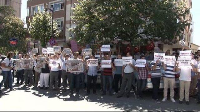 Mecidiyek&ouml;y de "ipek Grubu na Operasyon" Protestosu 3