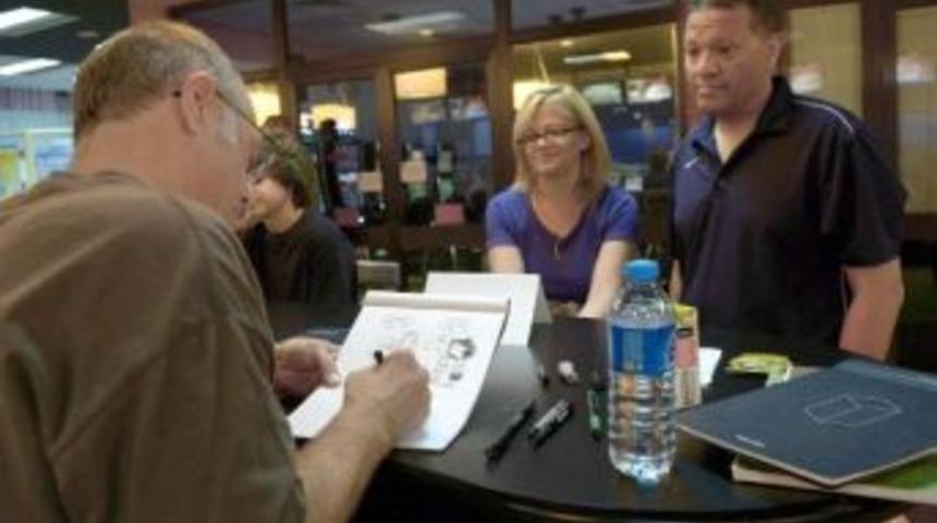 American Caricaturists Meet Fans, Families In Turkey&rsquo;S İncirlik Air Base