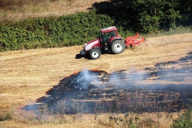 Tekirdağ’da Anız Yangını Korkuttu G5