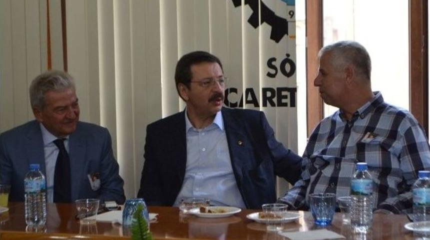 Tobb Başkanı Hisarcıklıoğlu, Anya Ailesine Taziye Ziyaretinde Bulundu