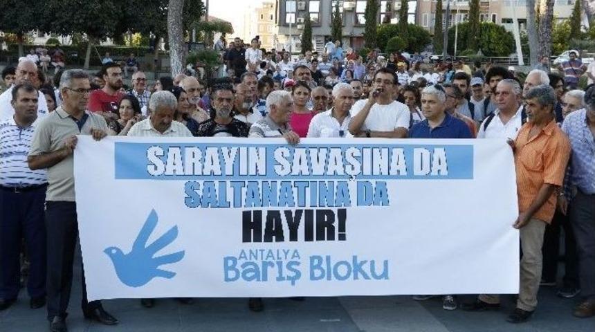 Antalya&rsquo;da 50 &Ouml;rg&uuml;t "barış Bloku&rdquo; Oluşturdu