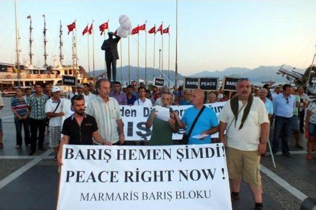 Marmaris te  barışa Bir Ses De Sen Ver  Eylemi 3