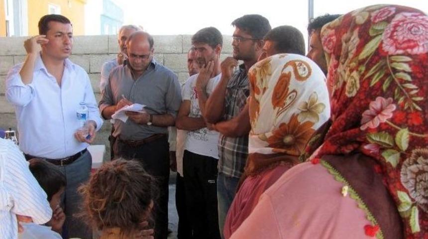 Araban Kaymakamı Cuma Eme&ccedil; Fakir Ailelerin Sorunlarını Dinledi