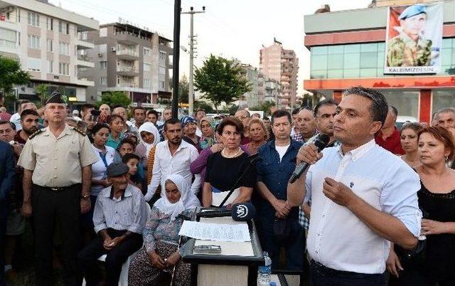 Şehit Barış Akkabak Parkı D&uuml;nya Barış G&uuml;n&uuml;&rsquo;nde A&ccedil;ıldı 1