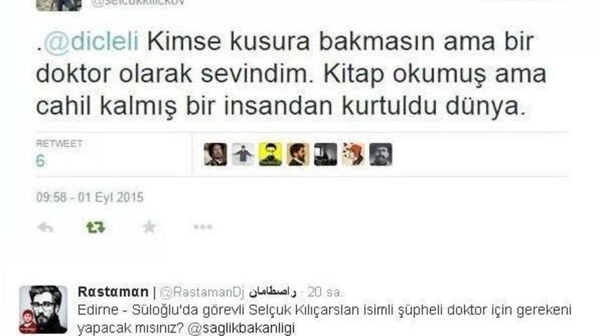 Ter&ouml;ristler Tarafından &Ouml;ld&uuml;r&uuml;len Doktor Hakkında Meslektaşından &rsquo;skandal&rsquo; Paylaşım