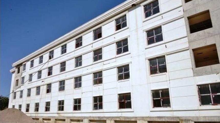 Yarım Kalan 500 &Ouml;ğrenci Kapasiteli Yurt İnşaatı Yeniden Başladı