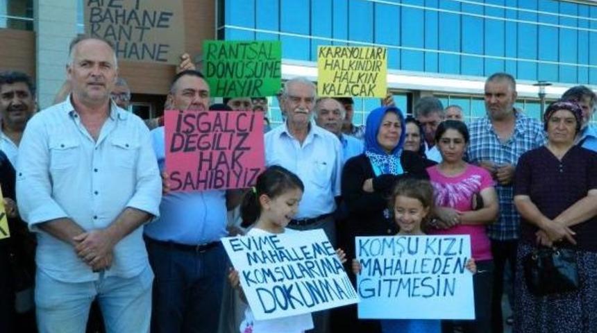 Gaziosmanpaşa Sakinleri:  (Plan Değişikliği) Bize Rağmen Yapılacak Birşeyi Kabul Etmiyoruz