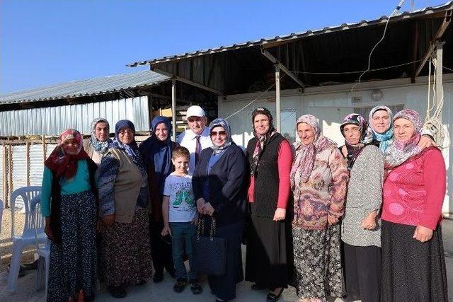 Bolulu Çiftçiler Bebek Meyve Ormanını Ziyaret Etti