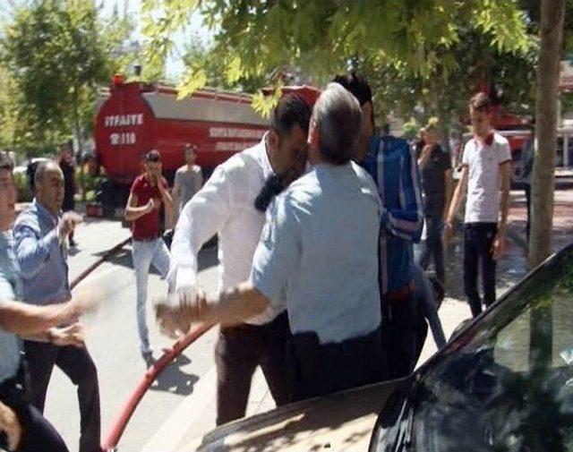 Polise Kafa Atan Şahıs Serbest Bırakıldı