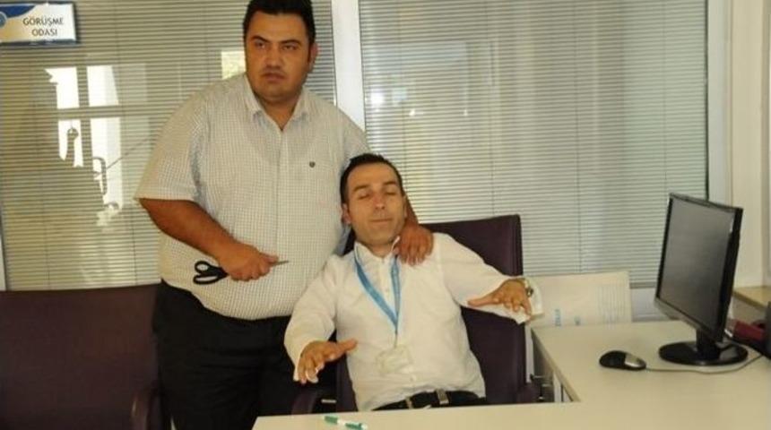 Hastanede Makaslı Tatbikat