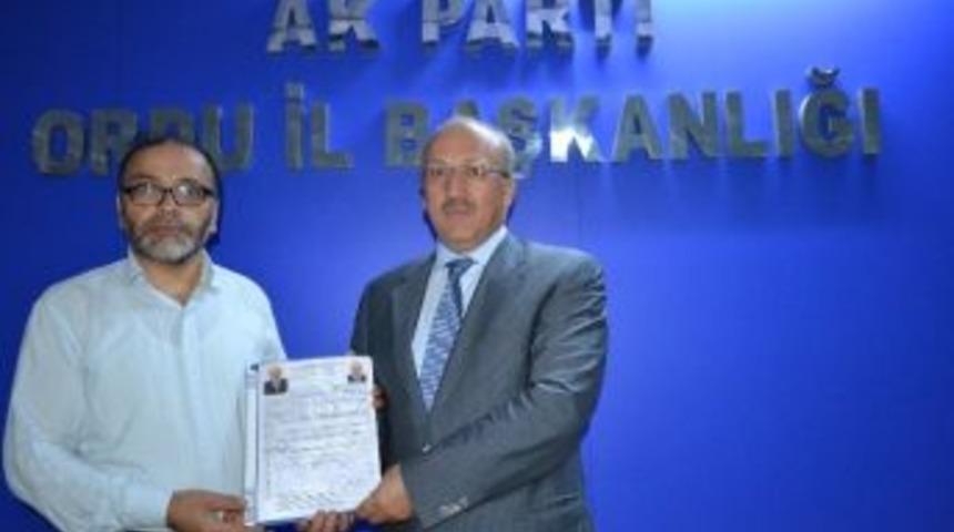 G&uuml;mr&uuml;k M&uuml;steşarı Sezai U&ccedil;armak Ak Parti&rsquo;den Aday Adayı