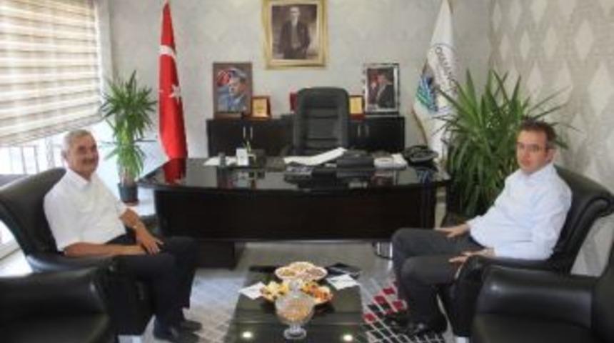 Kaymakam Demircioğlu&rsquo;ndan Başkan Karataş&rsquo;a Ziyaret