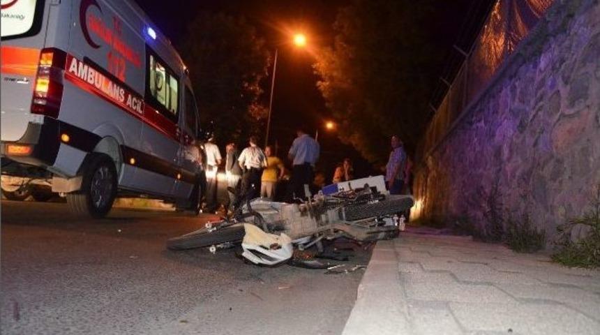 Trabzon&rsquo;da İki Ayrı Yerde Motosiklet Kazası