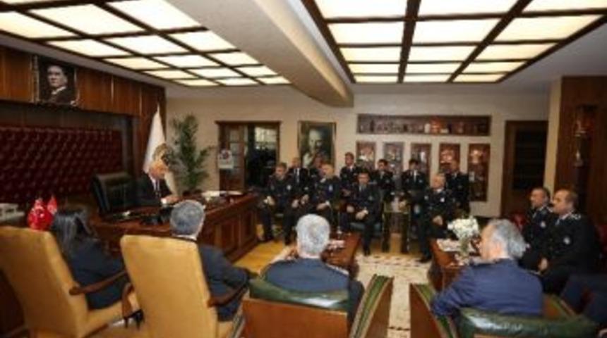 25 İl&ccedil;enin Zabıta M&uuml;d&uuml;rlerinden Yaşar&rsquo;a Ziyaret