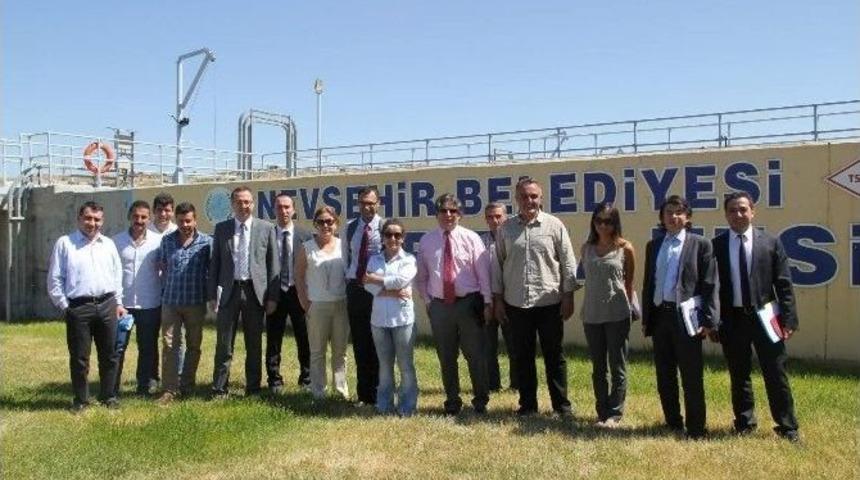 10 Kişilik Yerli Ve Yabancı Uzmandan Oluşan Ekip Nevşehir Biyolojik Atık Su Arıtma Tesisi&rsquo;nde İncelemelerde Bulundu