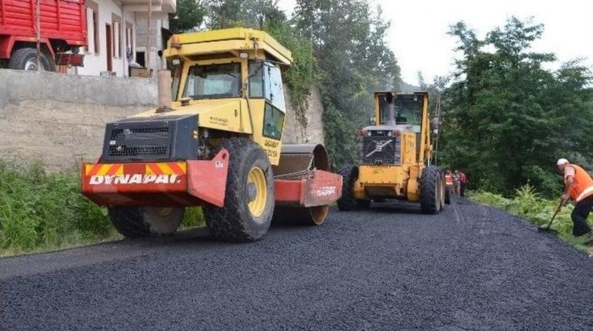B&uuml;y&uuml;kşehir Asfaltlama &Ccedil;alışmalarına Devam Ediyor
