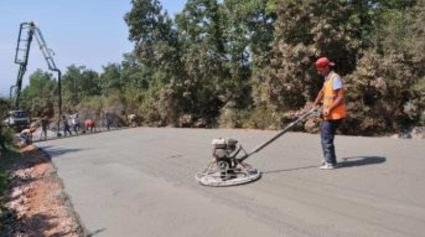 İzmit Dağk&ouml;y-biberoğlu K&ouml;yleri Arasına Beton Yol