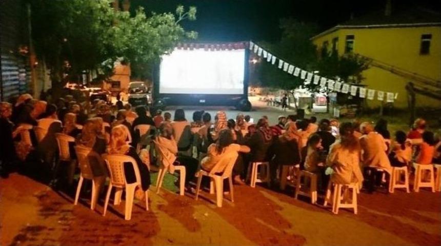 A&ccedil;ık Hava Sineması S&uuml;leymanpaşa&rsquo;da Mahalleleri Geziyor