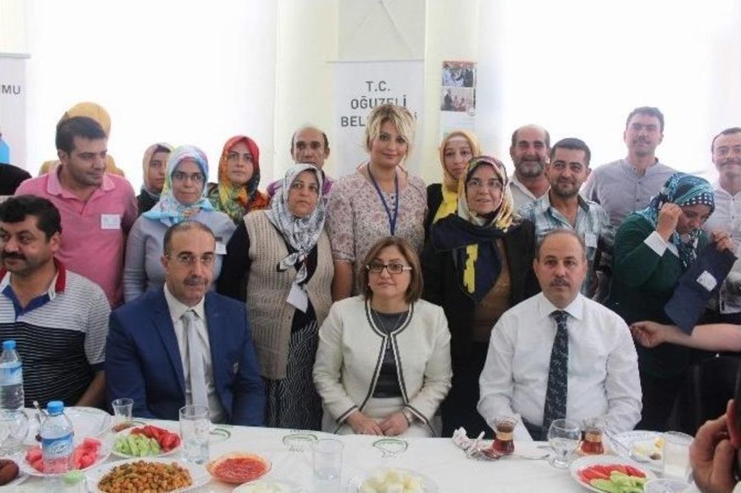 Oğuzeli&rsquo;nde Kursiyerler Kahvaltıda Buluştu