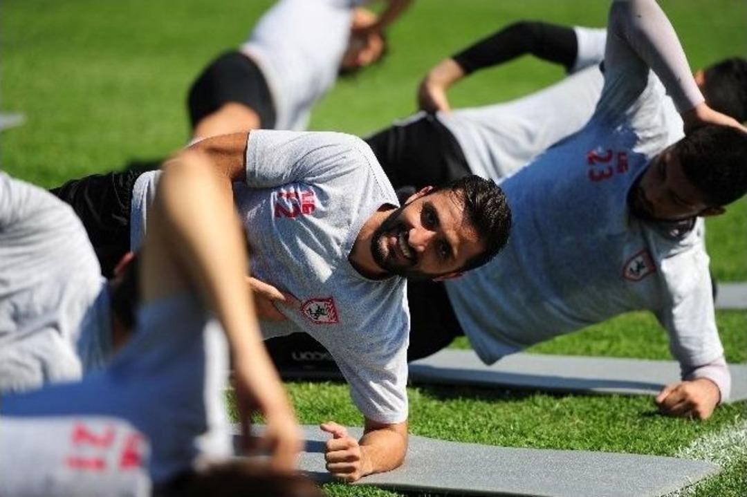 Samsunspor&rsquo;da Neşeli İdman