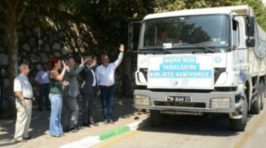 Nil&uuml;fer&rsquo;den Hopa&rsquo;ya Yardım Eli