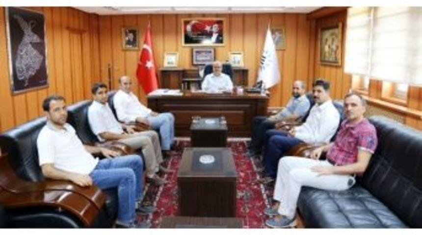 Eğitim Bir- Sen&rsquo;den, Başkan Kutlu&rsquo;ya Ziyaret