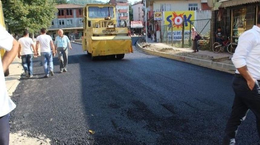 Kozcağız’da Asfalt Çalışmaları Başladı