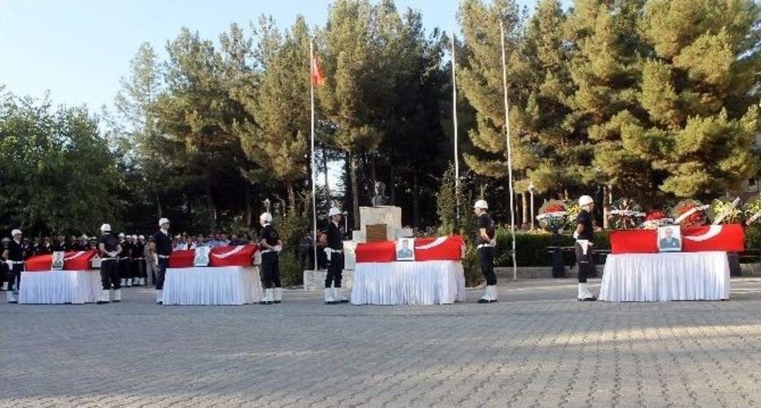 Mardin&rsquo;de Şehit Polislere Son G&ouml;rev