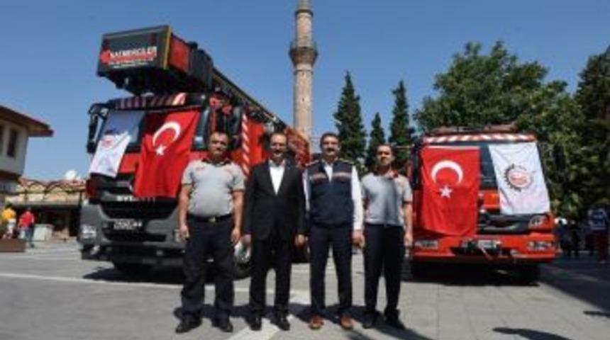 Uşak İtfaiyesine İki Yeni Takviye