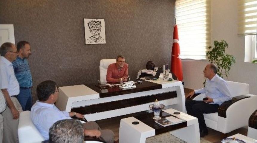 Aesob&rsquo;dan Gazipaşa Kaymakamına Ziyaret