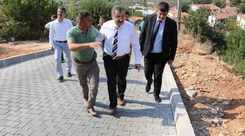 Memiş, &Ccedil;epnibektaş Mahallesi&rsquo;ndeki &Ccedil;alışmaları İnceledi
