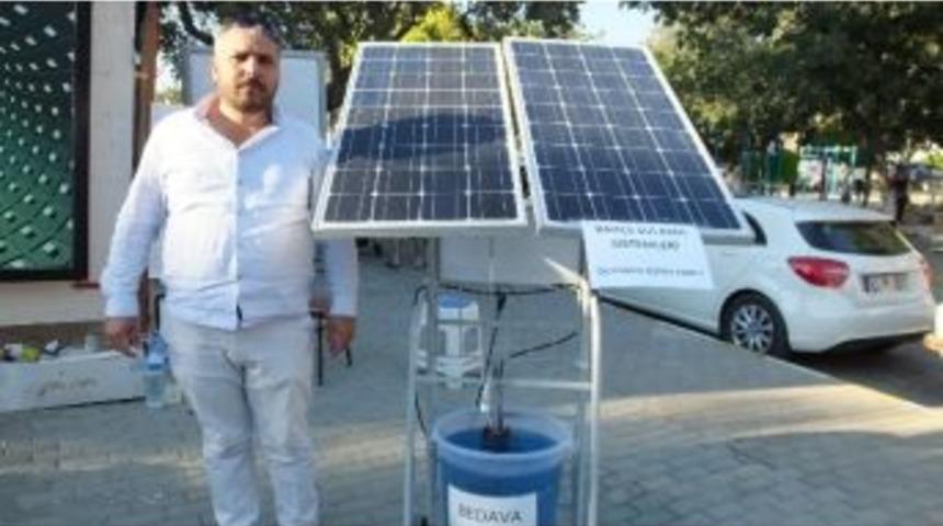 Burhaniye&rsquo;de Arazi Sulamasında G&uuml;neş Enerjisi Kolaylığı